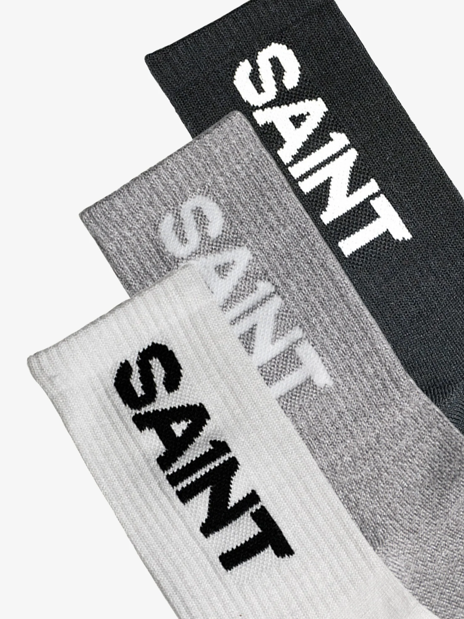 SA1NT Bamboo Crew Socks | 3 Pack | Multi Colour