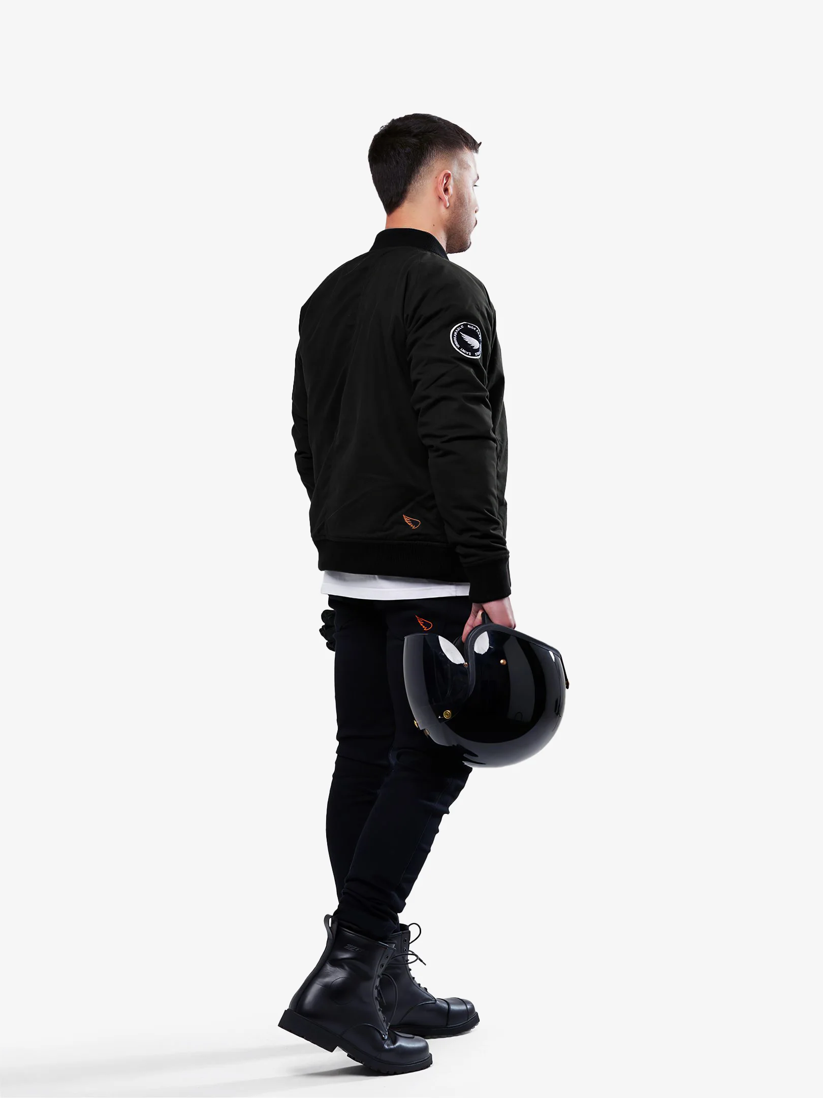 Armoured Bomber Jacket | Black | Armour Included - Image 3
