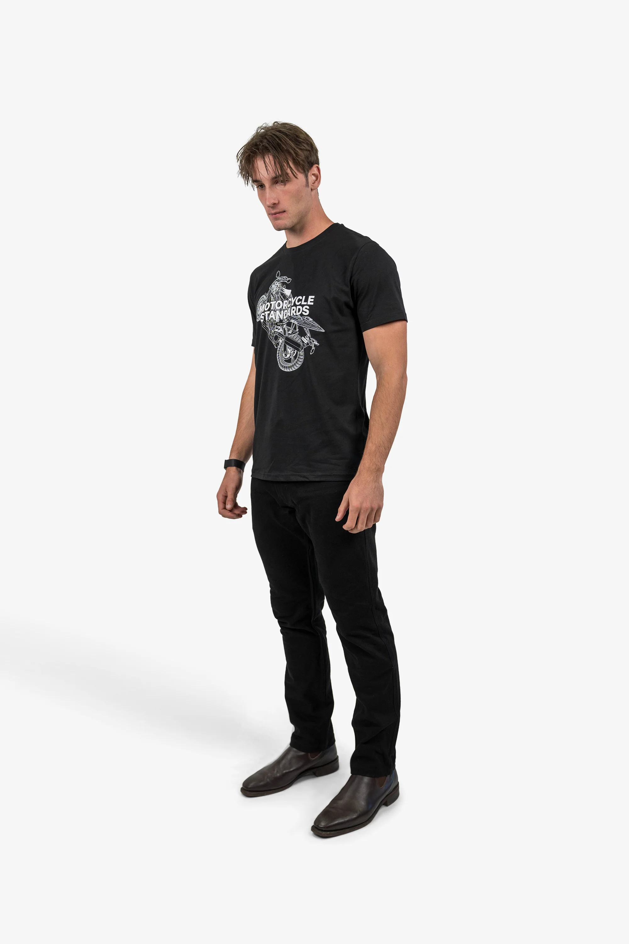 Motorcycle Standards Tee | Black - Image 2