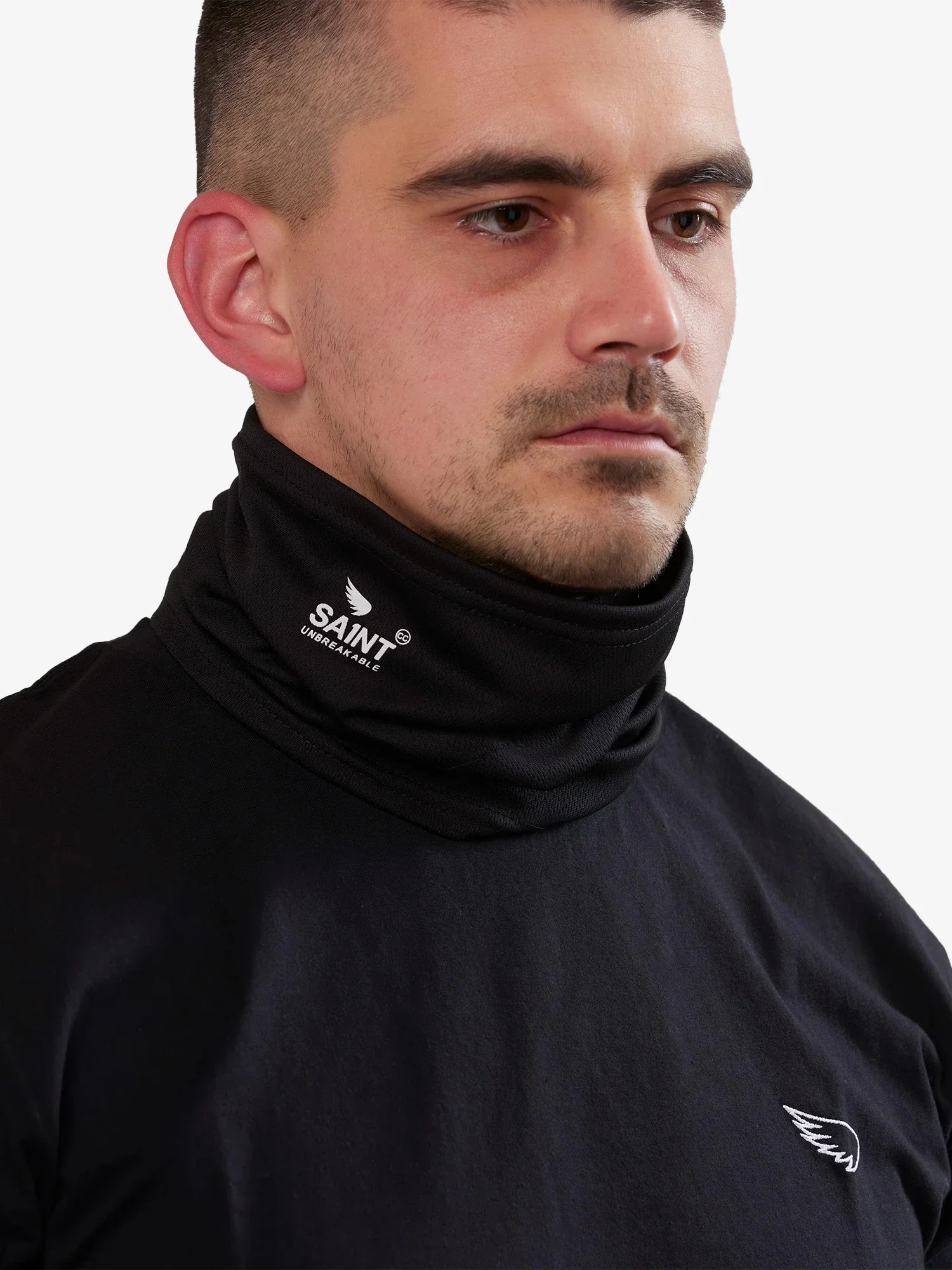 🎁 Neck Gaiter With Filter | Black - Image 2