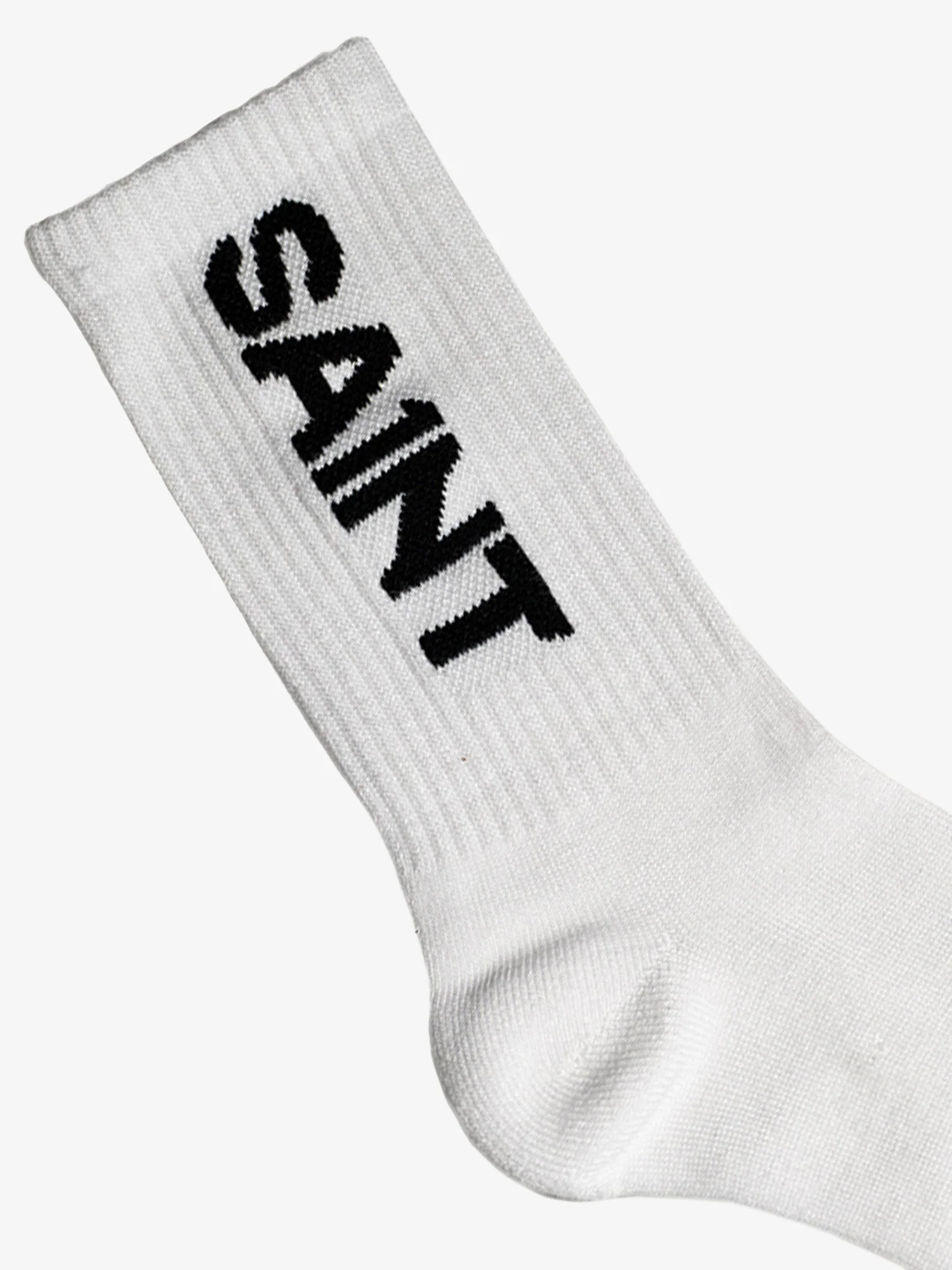 š SA1NT Bamboo Crew Socks | 1 Pack | White - Image 2