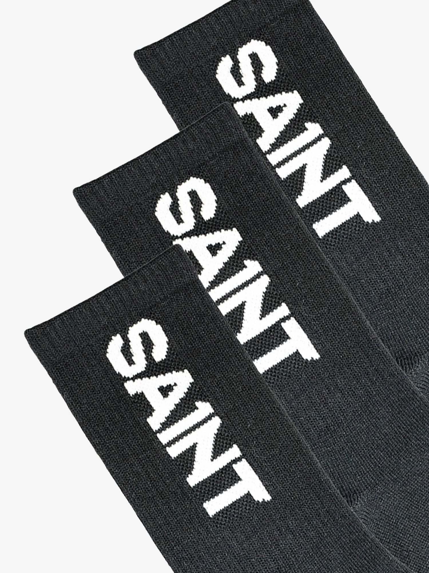 SA1NT Bamboo Crew Socks | 3 Pack | Black
