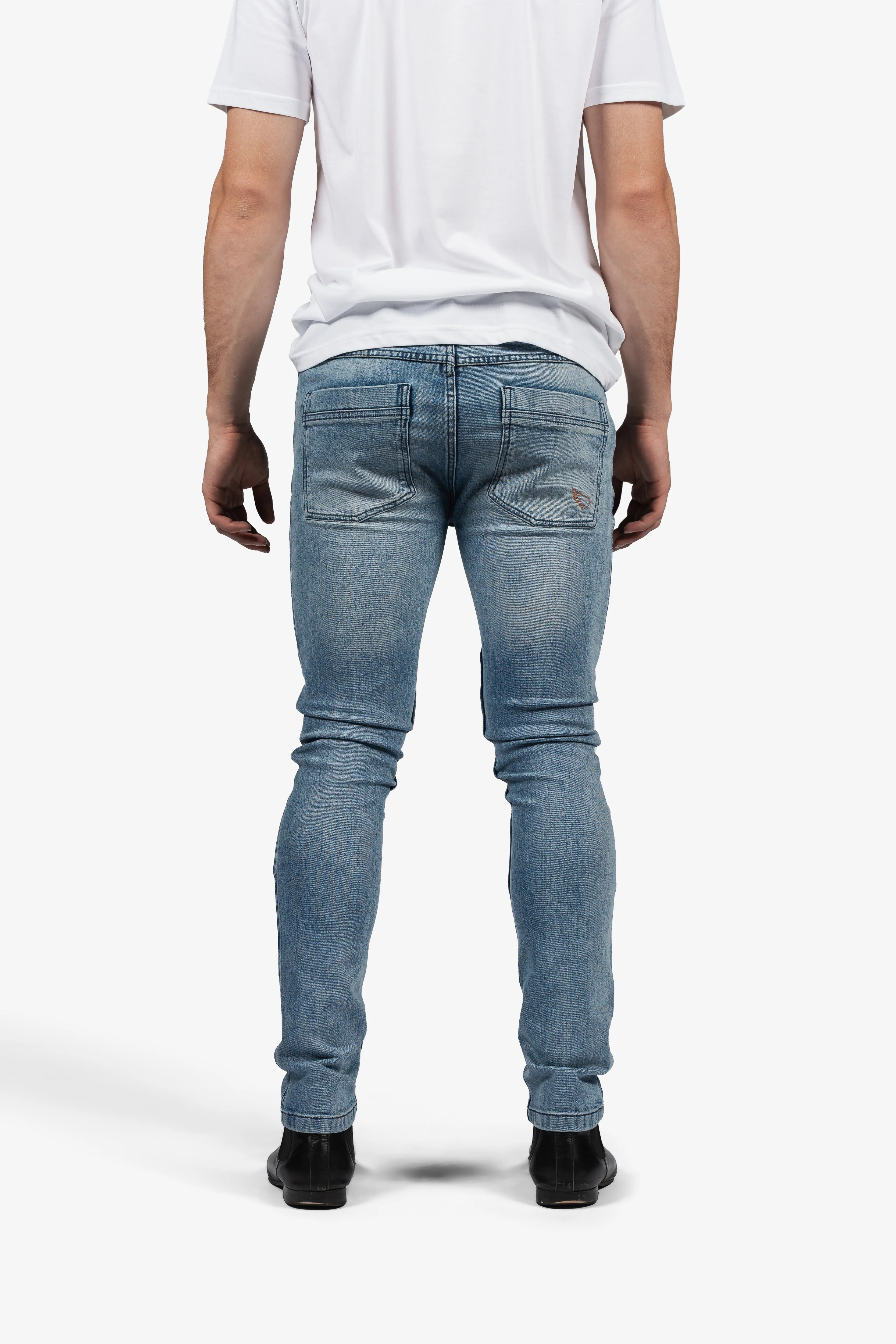 Unbreakable 12oz Coretec Slim Jeans | Bleached | Armours Included - Image 2
