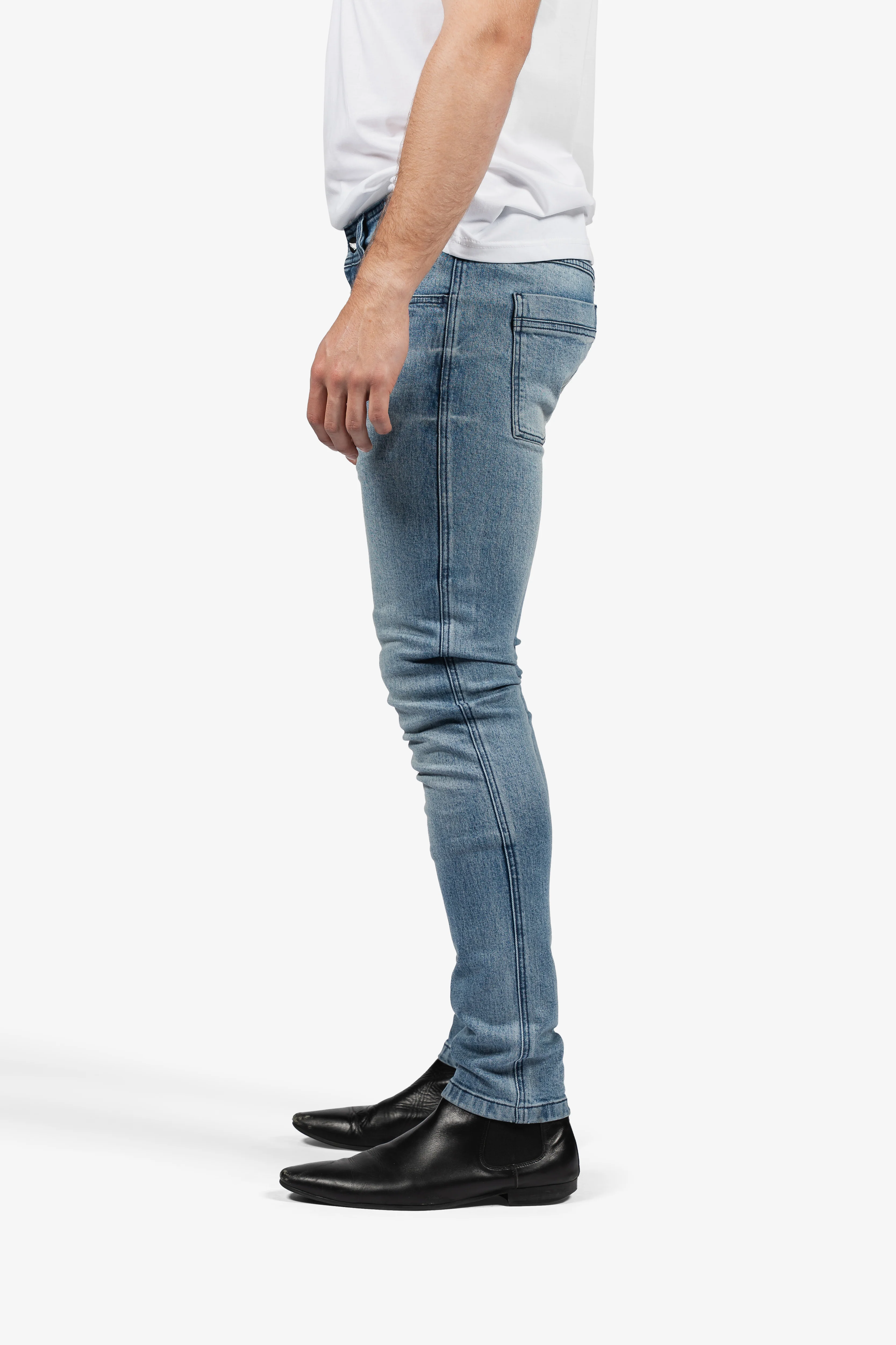 Unbreakable 12oz Coretec Slim Jeans | Bleached | Armours Included - Image 3