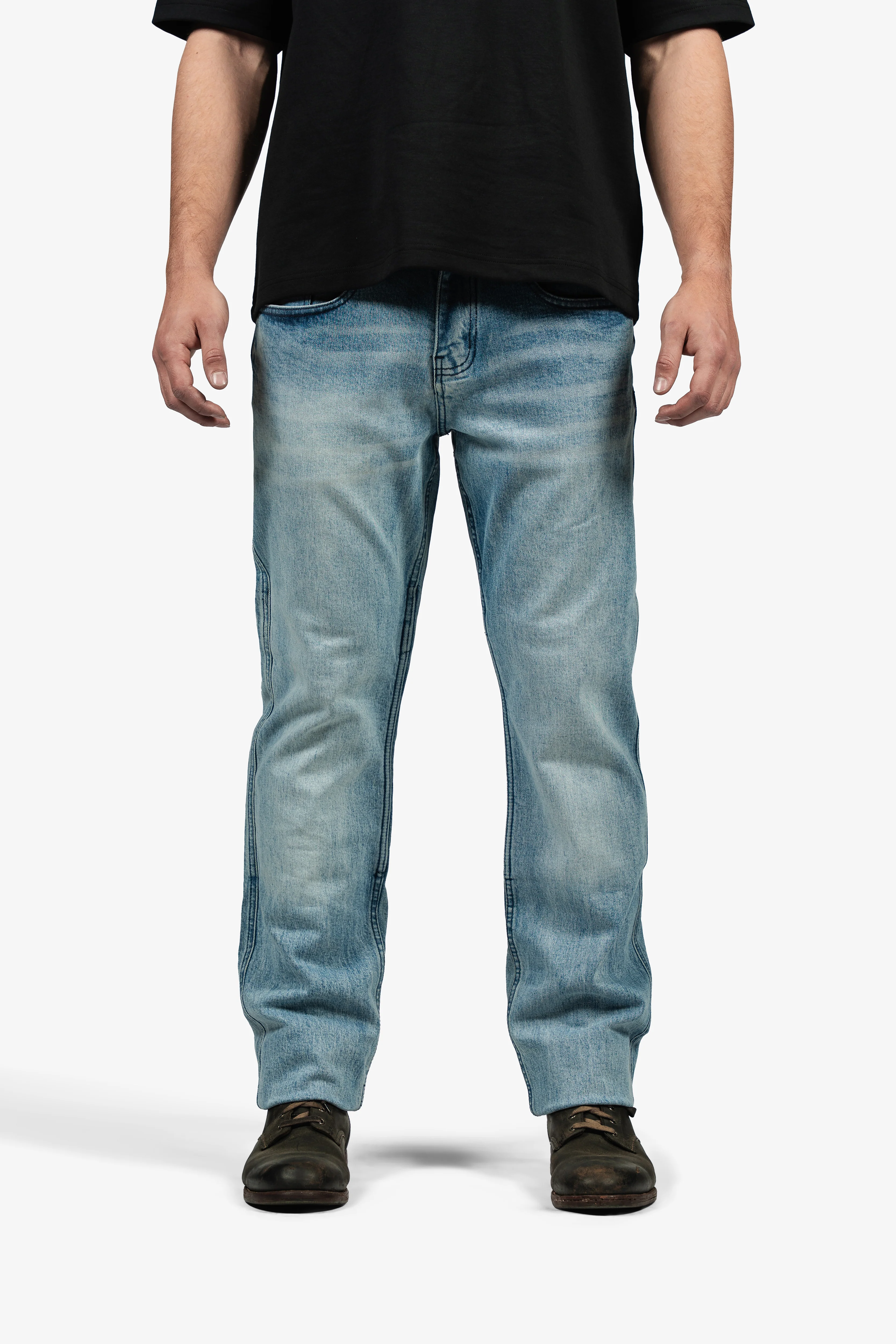 Unbreakable 12oz Coretec Straight Jeans | Bleached | Armours Included