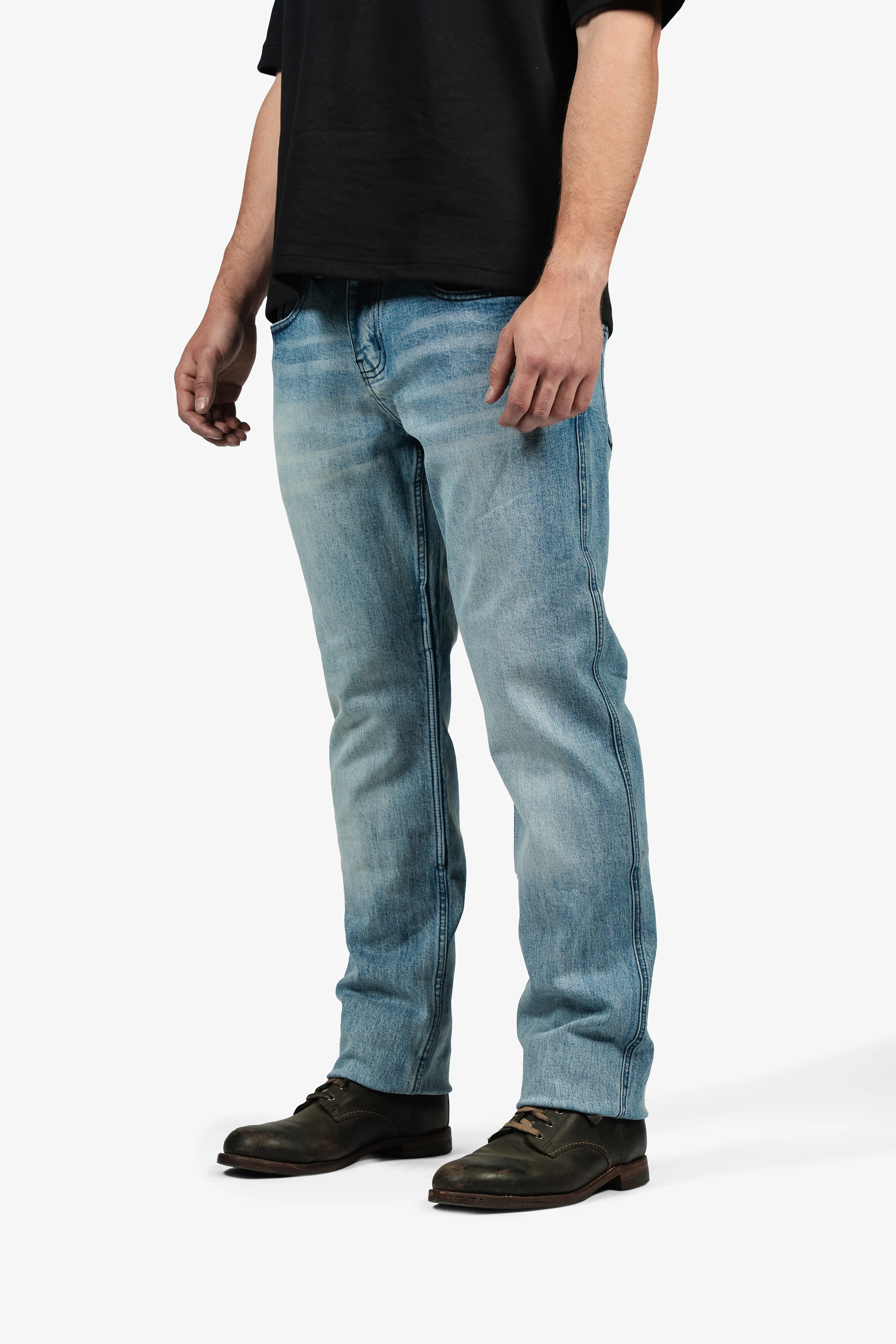 Unbreakable 12oz Coretec Straight Jeans | Bleached | Armours Included - Image 2