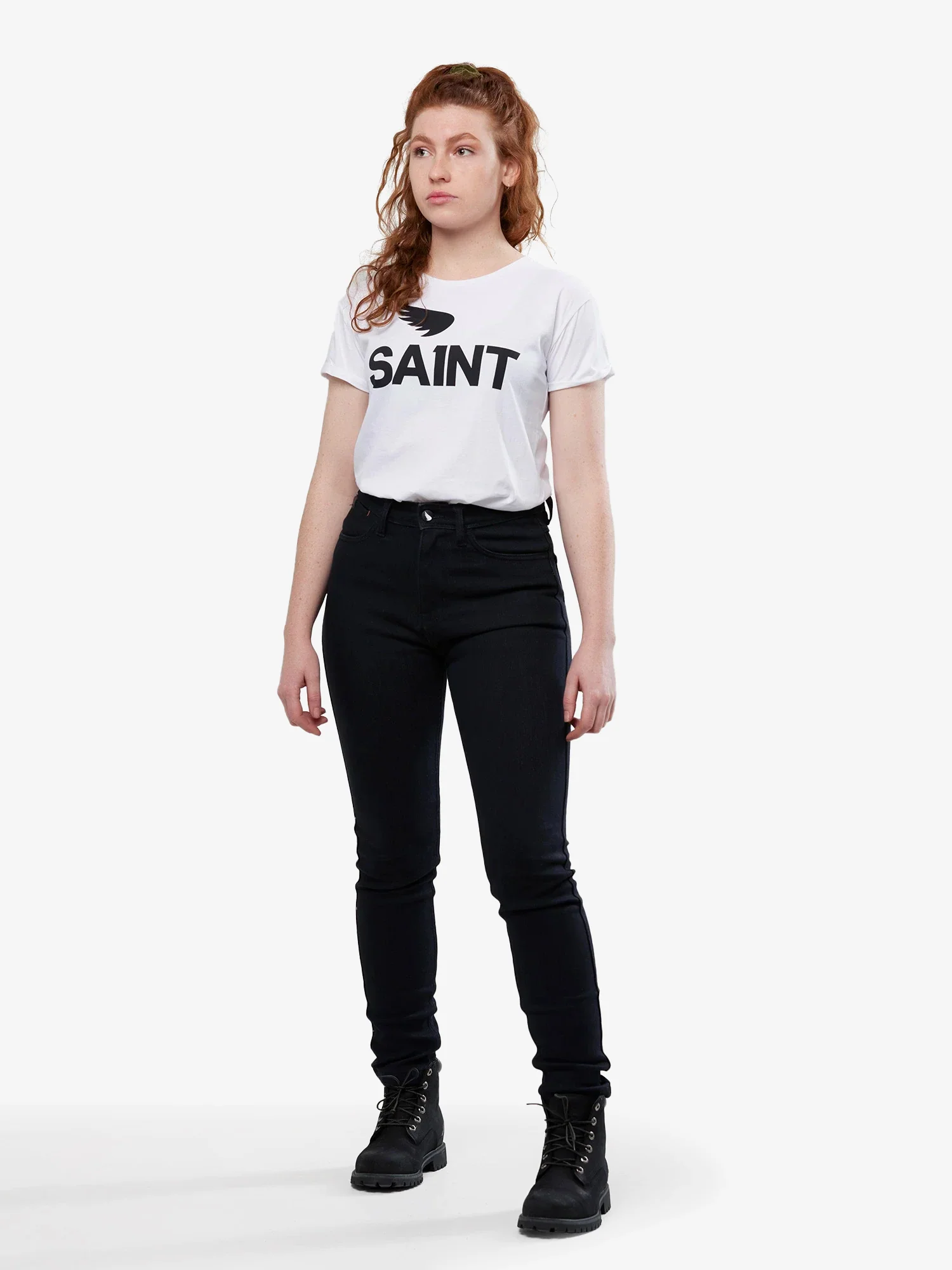 Women's SA1NT No. 1 Tee | White - Image 4