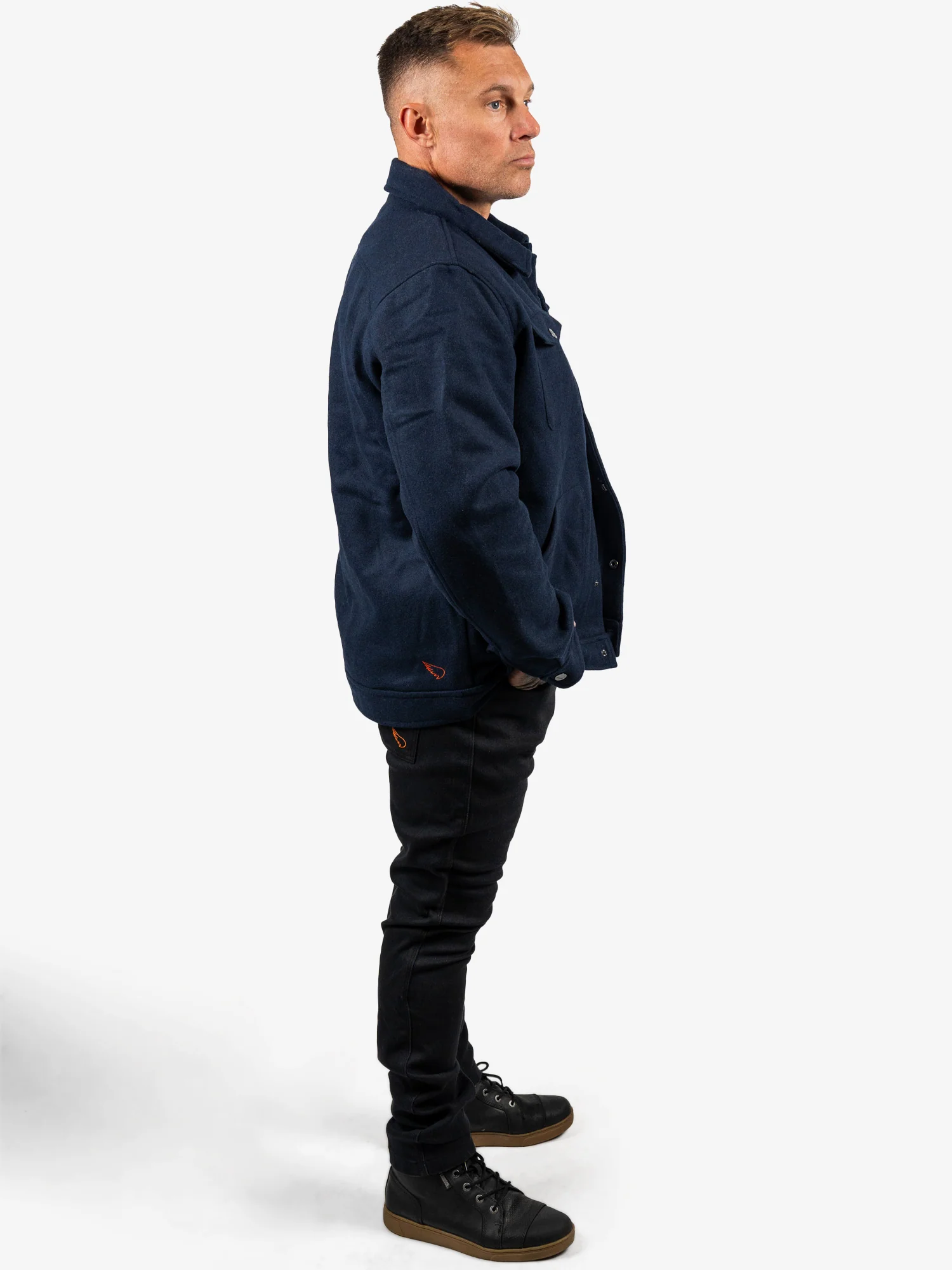 Wool Sherpa Lined Jacket - Image 3