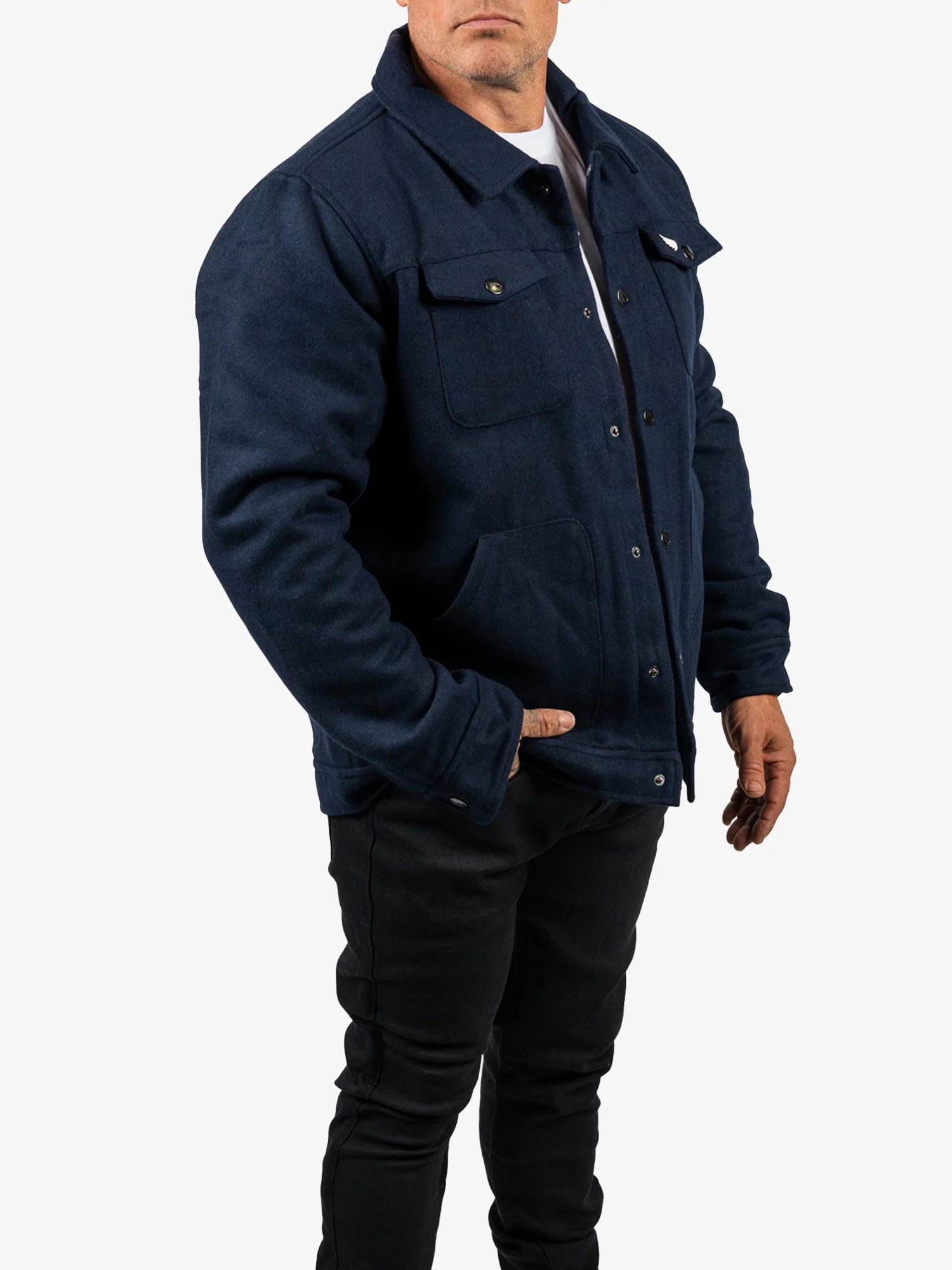 Wool Sherpa Lined Jacket - Image 4