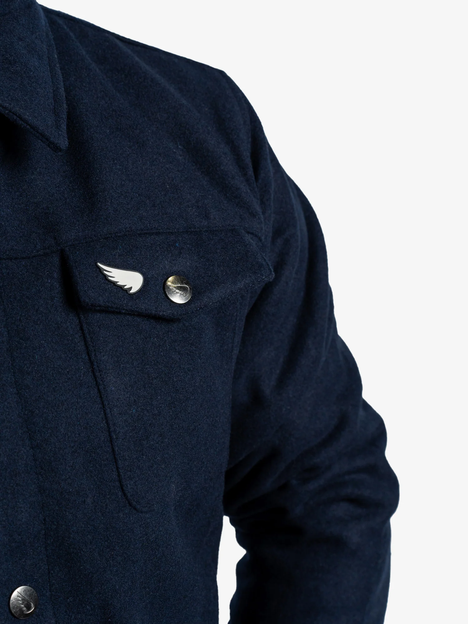 Wool Sherpa Lined Jacket - Image 5